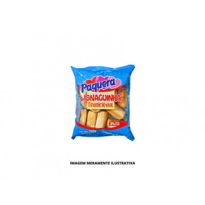 BISNAGUINHA TRADICIONAL PAQUERA 250G